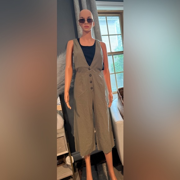 Sienna Sky Green‎ Jumpsuit Modern Safari Style - Picture 1 of 6